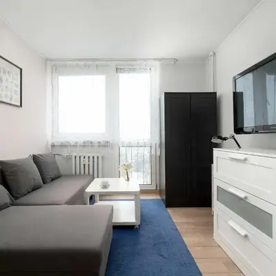 Functional Apartment with a View of the City in a Quiet Area of Wrocław by Noclegi Renters