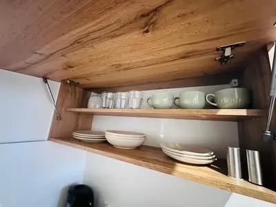 Kuchnia lub aneks kuchenny w obiekcie Apartamenty przy Galerii