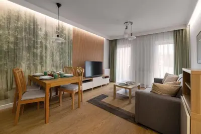 Część wypoczynkowa w obiekcie Apartament Avocado