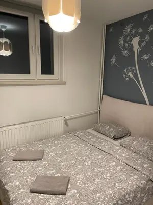 Łóżko lub łóżka w pokoju w obiekcie HAPPYESTATE - st Kotlarska