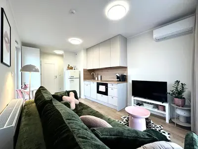 Telewizja i/lub zestaw kina domowego w obiekcie Madalińskiego 23 - Parking & Balcony & Lift - 700m Main Station