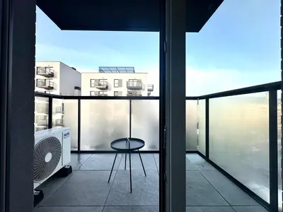 Balkon lub taras w obiekcie Madalińskiego 23 - Parking & Balcony & Lift - 700m Main Station
