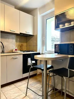 Kuchnia lub aneks kuchenny w obiekcie Grabiszyńska Apartment - Lift
