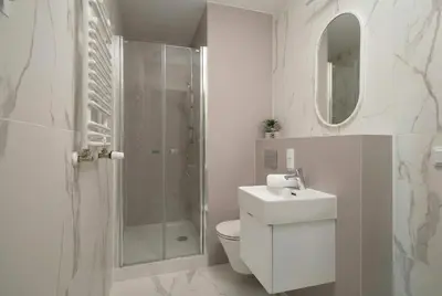 Łazienka w obiekcie Aparthotel Symphony Krakowska 35