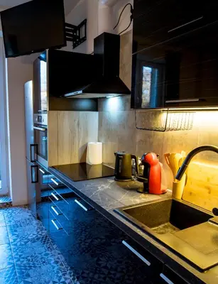 Kuchnia lub aneks kuchenny w obiekcie Apartament Renoma OLD TOWN Self check-in 24h