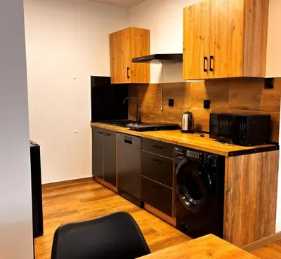 Kuchnia lub aneks kuchenny w obiekcie Apartament na Rynku
