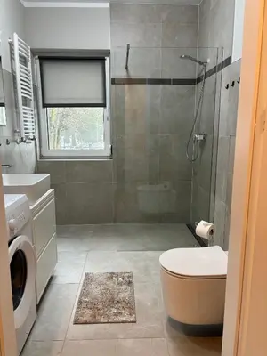 Łazienka w obiekcie Apartament Grafitowy