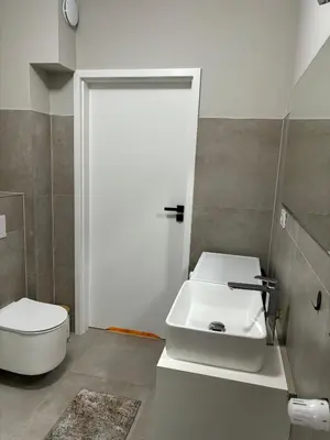 Łazienka w obiekcie Apartament Grafitowy