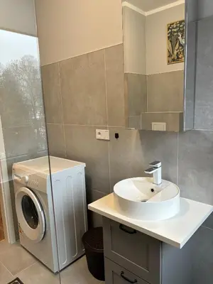 Łazienka w obiekcie Apartament Bursztynowy