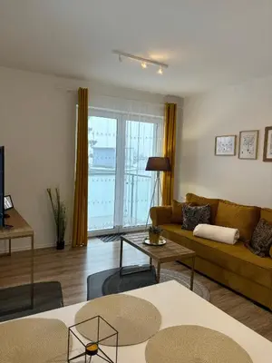 Część wypoczynkowa w obiekcie Apartament Bursztynowy