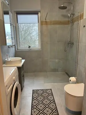 Łazienka w obiekcie Apartament Bursztynowy