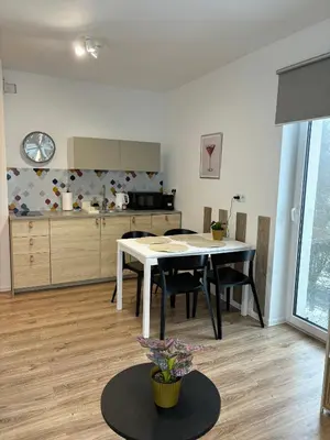 Kuchnia lub aneks kuchenny w obiekcie Apartament Morski