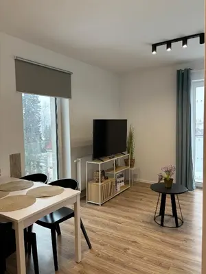 Telewizja i/lub zestaw kina domowego w obiekcie Apartament Morski