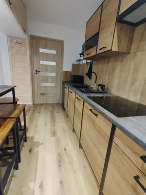 Kuchnia lub aneks kuchenny w obiekcie Mieszkanie Janowice