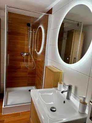 Łazienka w obiekcie Słoneczny apartament z sauną