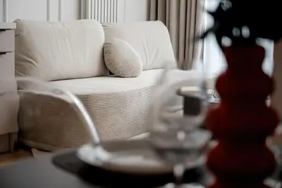 Część wypoczynkowa w obiekcie Air Conditioned Apartments in Wrocław Center by Renters Prestige