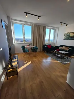 Część wypoczynkowa w obiekcie Horyzont Apartments