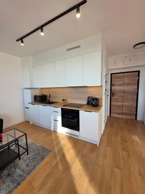 Kuchnia lub aneks kuchenny w obiekcie Horyzont Apartments