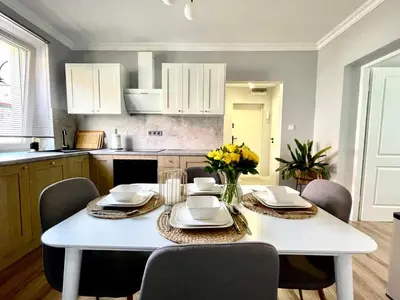Kuchnia lub aneks kuchenny w obiekcie Apartament Między Szczytami