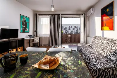 Część wypoczynkowa w obiekcie Kleczków Apt - 50m2, Parking, Balcony - by Rentujemy