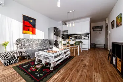 Kuchnia lub aneks kuchenny w obiekcie Kleczków Apt - 50m2, Parking, Balcony - by Rentujemy