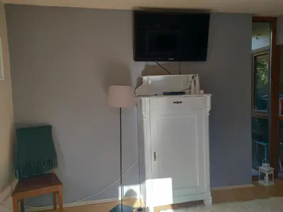Telewizja i/lub zestaw kina domowego w obiekcie Marlove Apartment Wrocław