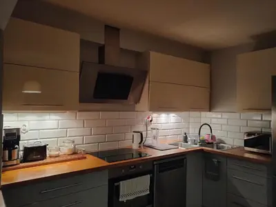 Kuchnia lub aneks kuchenny w obiekcie Marlove Apartment Wrocław