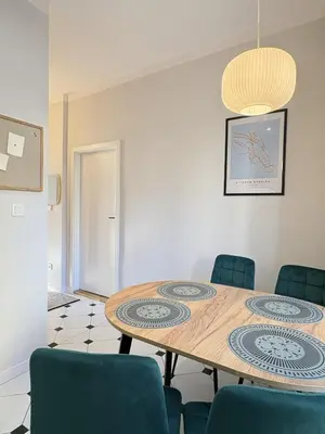 Plan piętra w obiekcie Stylowy retro apartament w sercu Wrocławia