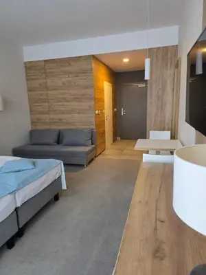 Część wypoczynkowa w obiekcie Aparthotel Apartamenty Czarna Góra 110