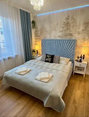 Łóżko lub łóżka w pokoju w obiekcie Dan Apartament C, Self check-in