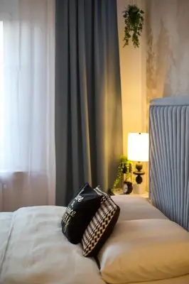 Łóżko lub łóżka w pokoju w obiekcie Dan Apartament C, Self check-in