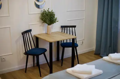 Łóżko lub łóżka w pokoju w obiekcie Dan Apartament C, Self check-in
