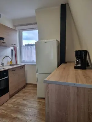 Kuchnia lub aneks kuchenny w obiekcie Apartament 5- Bliżej Zdroju