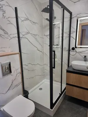 Łazienka w obiekcie Apartament 5- Bliżej Zdroju