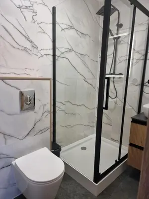 Łazienka w obiekcie Apartament 5- Bliżej Zdroju