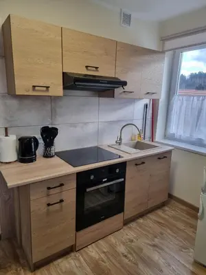 Kuchnia lub aneks kuchenny w obiekcie Apartament 5- Bliżej Zdroju