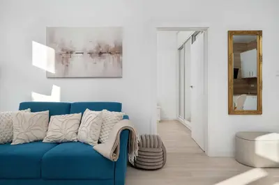 Część wypoczynkowa w obiekcie Stylish Apartment Located in the Old Town Close to Attractions by Noclegi Renters