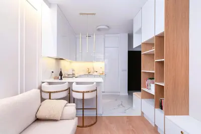 Część wypoczynkowa w obiekcie Luxury 24h Stay Apartment with Netflix, PrimeTV, EV Parking and 1Gbps WiFi