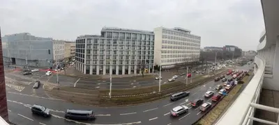 Widok na miasto Wrocław z tego apartamentu