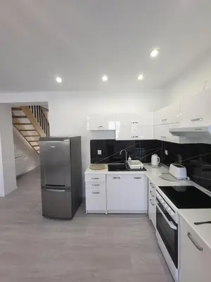 Kuchnia lub aneks kuchenny w obiekcie Apartament Piłsudskiego