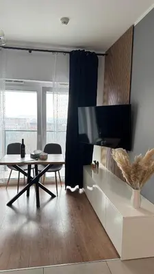 Część wypoczynkowa w obiekcie Apartament z balkonem Jaworska