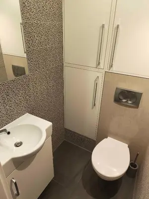Łazienka w obiekcie Wrocław Loftline Apartment - Ołbin