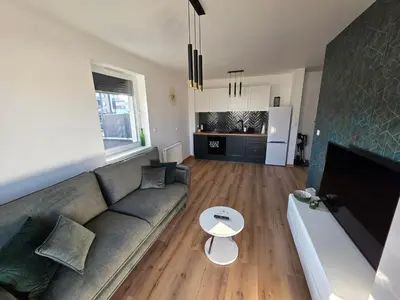 Kuchnia lub aneks kuchenny w obiekcie Apartament Podmiejska Nova