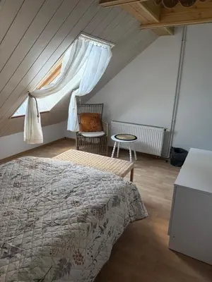 Łóżko lub łóżka w pokoju w obiekcie Agroturystyka OLD ROAD 11