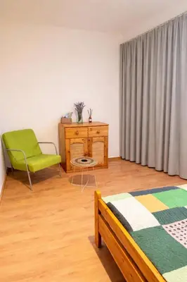 Łóżko lub łóżka w pokoju w obiekcie Agroturystyka OLD ROAD 11