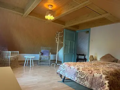 Łóżko lub łóżka w pokoju w obiekcie Agroturystyka OLD ROAD 11