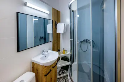 Łazienka w obiekcie RentPlanet - Studio Zdrowa