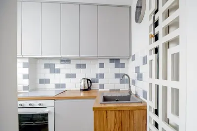 Kuchnia lub aneks kuchenny w obiekcie Apartament Stacja Komfort