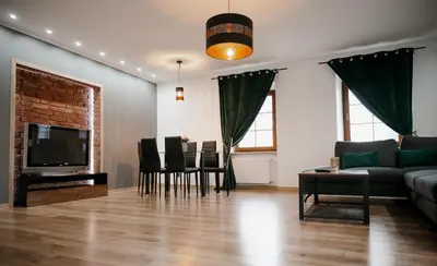 Telewizja i/lub zestaw kina domowego w obiekcie Apartament Damian