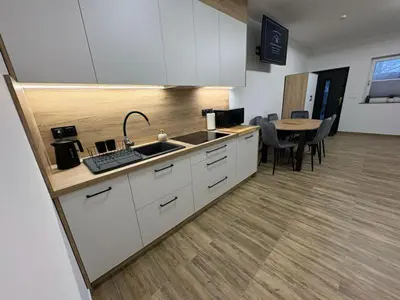 Kuchnia lub aneks kuchenny w obiekcie Apartamenty w Kotlinie